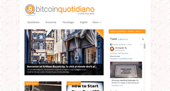 Desktop Screenshot of bitcoinquotidiano.com